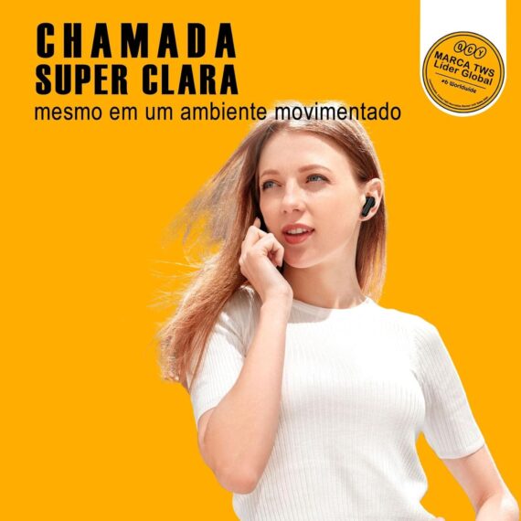 Qcy T13 ANC Fone De Ouvido Sem Fio, Fone Bluetooth 5.3 Com Cancelamento De Ruído Ativo, 30Horas de Reprodução, Preto - Image 5