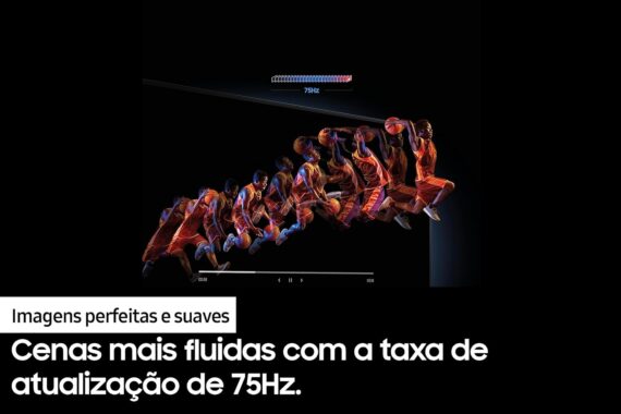 Samsung T350 - Monitor Gamer, 24 ", FHD, 75Hz, HDMI, VGA, FreeSync, Preto - Image 6