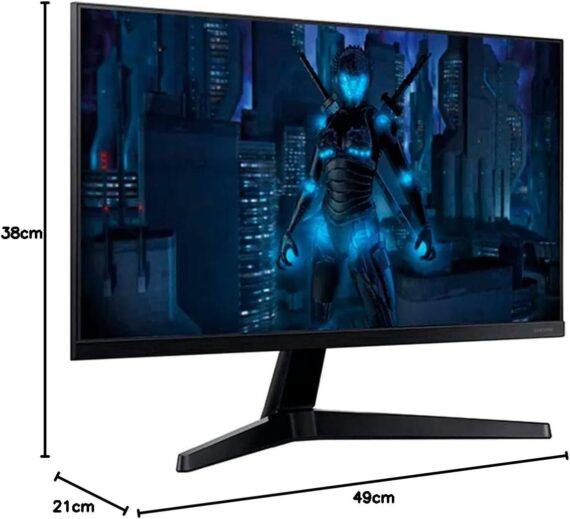 Samsung T350 - Monitor Gamer, 24 ", FHD, 75Hz, HDMI, VGA, FreeSync, Preto - Image 11