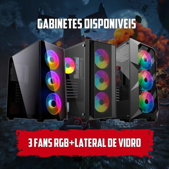 PC Gamer Ryzen 5 5600GT 16GB RAM NVME 500GB Monitor 21,5 100Hz Teclado E Mouse Gamer - Image 3