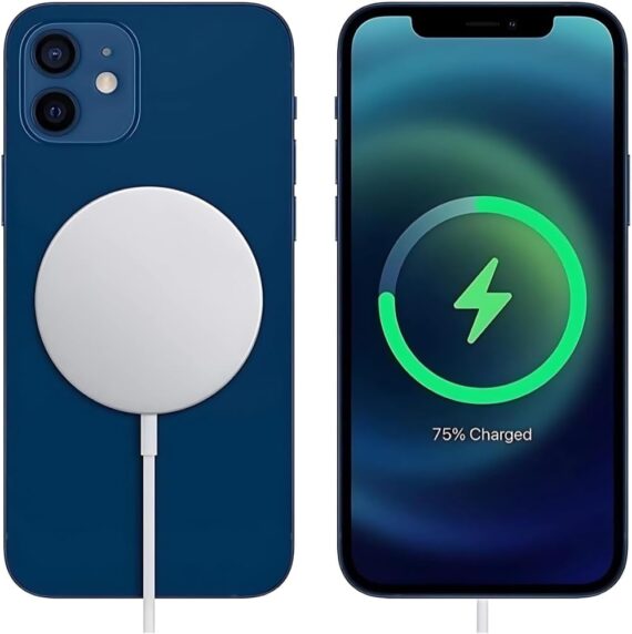 Carregador Por Indução 20W Turbo, Cabo De Indução Magnético Sem Fio Tipo C 20W, Compatível com MagSafe Carregamento Rápido 1M, Branco, Power Delivery, Cabo Tipo C - Image 9