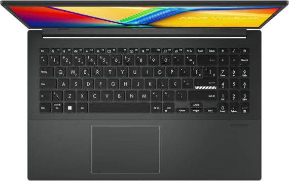 Notebook Asus Vivobook Go 15, AMD Ryzen 5 7520U, 8 GB, 256 GB SSD, Keeps, Tela 15,6 "FHD, Black Misto - E1504FA -NJ731 - Image 10