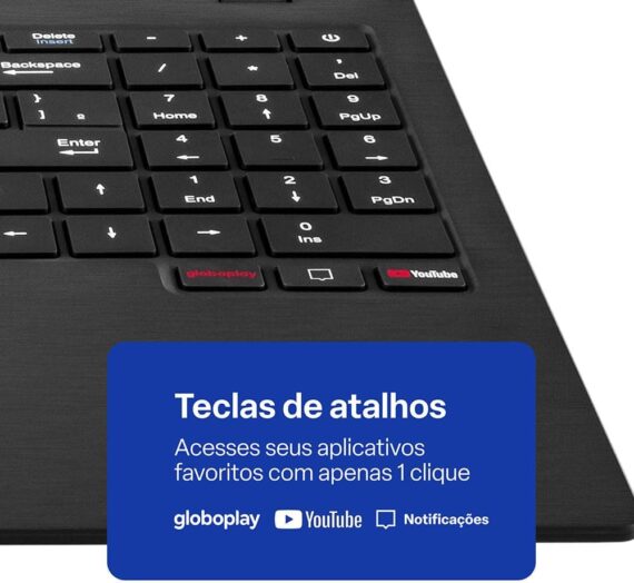 Notebook, Windows 11 Home, Tela 15,6 Pol HD, Celeron N4020C, Memória 4GB/128GB, Microsoft 365, Ultra - Ub261 - Image 4