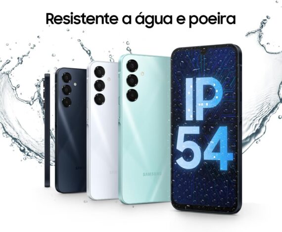 Celular Samsung Galaxy A16 5G, 256GB + 8GB RAM, Câmera de até 50MP, Tela 6.7", NFC, IP54, Bateria 5000 mAh - Cinza - Image 4
