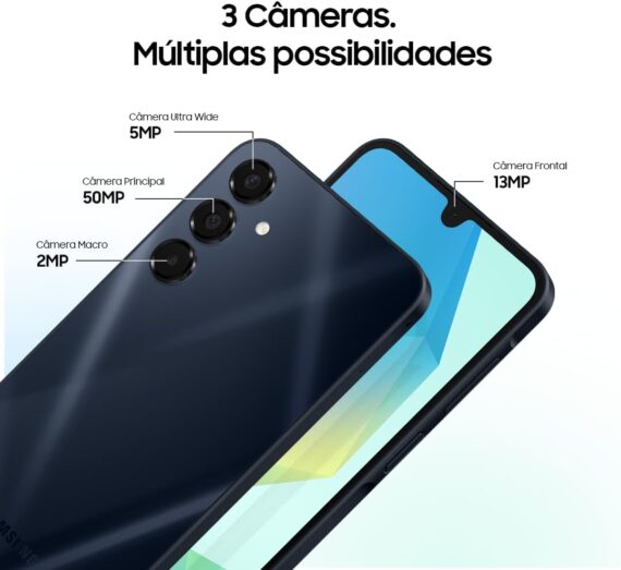 Celular Samsung Galaxy A16 5G, 256GB + 8GB RAM, Câmera de até 50MP, Tela 6.7", NFC, IP54, Bateria 5000 mAh - Cinza - Image 7