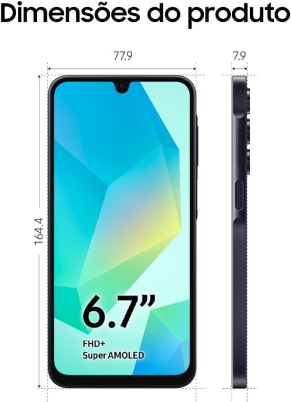 Celular Samsung Galaxy A16 5G, 256GB + 8GB RAM, Câmera de até 50MP, Tela 6.7", NFC, IP54, Bateria 5000 mAh - Cinza - Image 10
