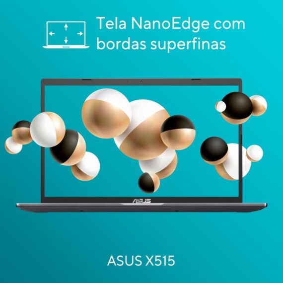 Notebook Asus X515 Celeron Dual Core, 4 GB, 128 GB SSD, W11 Home, 15,60 "LED, Slate Gray - X515Ka -Br309Ws - Image 4