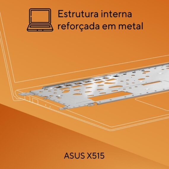 Notebook Asus X515 Celeron Dual Core, 4 GB, 128 GB SSD, W11 Home, 15,60 "LED, Slate Gray - X515Ka -Br309Ws - Image 7