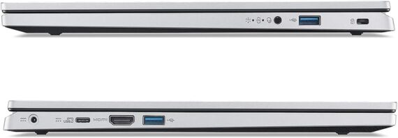 Notebook Acer Aspire 3 (núcleo i3/ n305/ 8gb DDR5/ 256GB SSD/ TELA 15.6 FHD/ OS Debian) Prata - Image 6