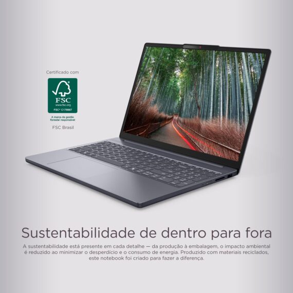 Notebook Lenovo Ideapad Slim 3 15IRH10 Intel Core i5-13420H 8GB 512GB SSD Windows 11 15,3 " - 83NS0002Br Luna Gray - Image 3