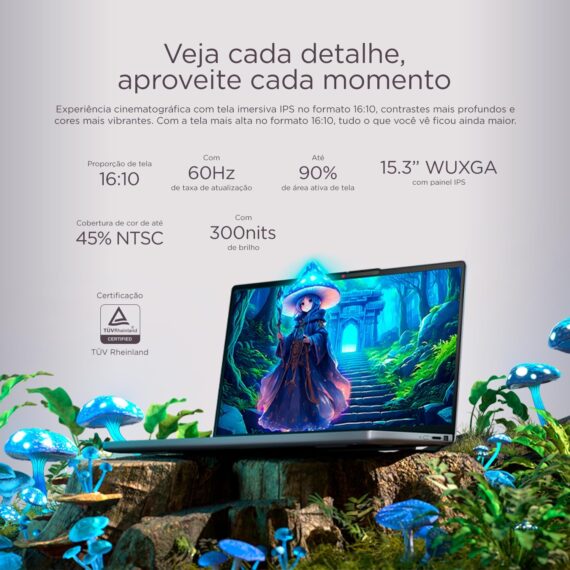 Notebook Lenovo Ideapad Slim 3 15IRH10 Intel Core i5-13420H 8GB 512GB SSD Windows 11 15,3 " - 83NS0002Br Luna Gray - Image 4