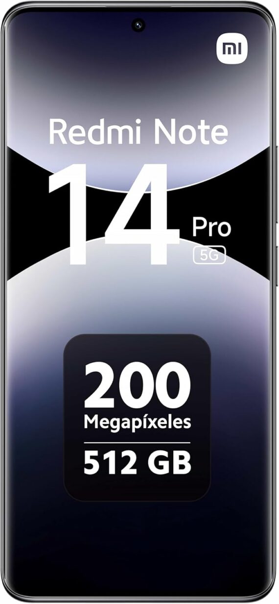 Smartphone Xiaomi Redmi Nota 14 Pro 5g Midnight Black (Preto) 12 GB RAM 512GB ROM NFC (24090RA29G) - Image 3