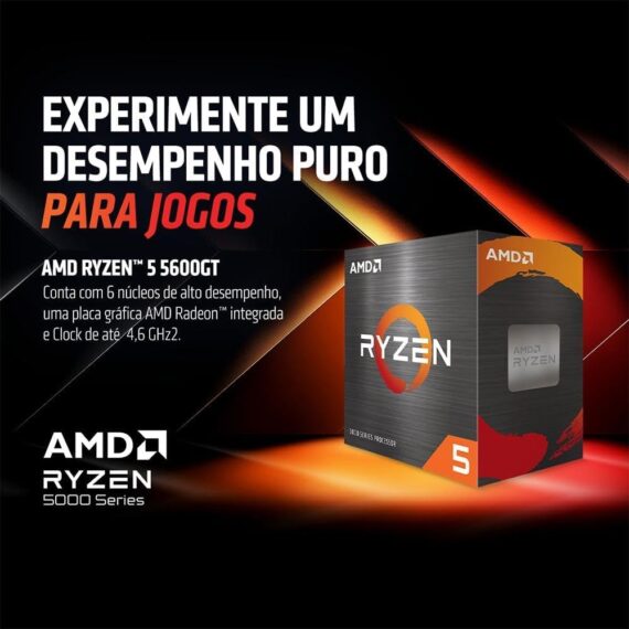 PC Gamer Ryzen 5 5600GT, 16GB DDR4, SSD M.2 NVME 500GB, VEGA 7, GB1791 - Image 3