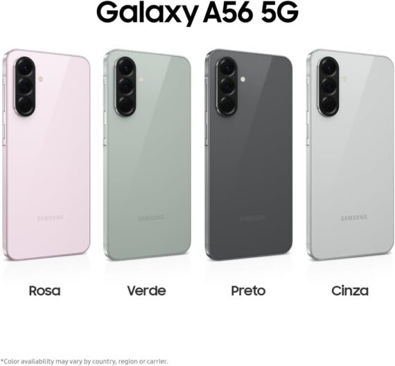 Smartphone Samsung Galaxy A56 5G 128GB, 8GB RAM, Câmera 50MP, IP67, Super AMOLED 6.7", Recursos AI, Cinza - Image 9