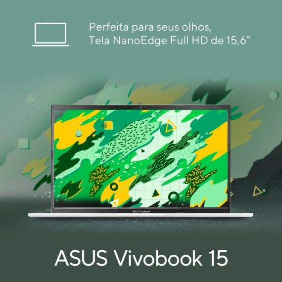 Notebook Asus Vivobook 15 AMD Ryzen 7, 8 GB, 512 GB SSD, Keedos, 15,6 '' FHD, Silver legal - M1502YA -NJ611 - Image 6
