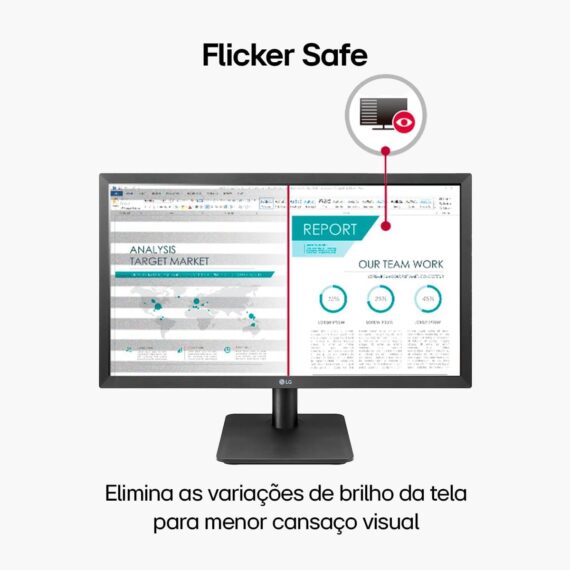 Monitor LG 21.5 Gamer Full HD, 75Hz, 5ms, HDMI, FreeSync - 22mp410 - Image 5