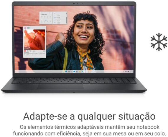Notebook Dell Inspiron I15-I1300-M70P 15.6 "Full HD 13ª Gen Intel Core i7 16GB 512GB SSD Win 11 Preto Carbono - Image 6