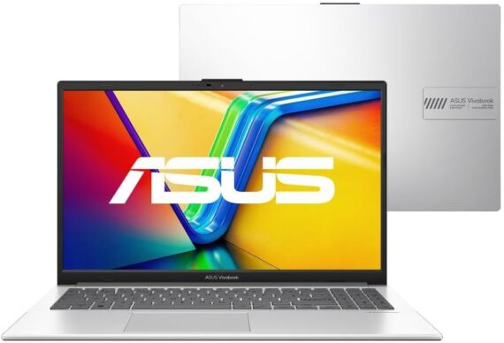 Notebook Asus Vivobook Go 15, Intel Core i3 N305, 8 GB, 256 GB, W11 Home, Tela 15,60 "FHD, Silver Cool - E1504GA -NJ434W - Image 3
