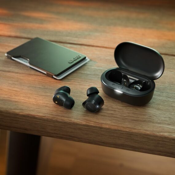Fone de ouvido sem fio TWS Philips TAT1209BK/00 na cor preto, com bluetooth, microfone, tecnologia IPX4 e 18 horas de reprodução. - Image 7