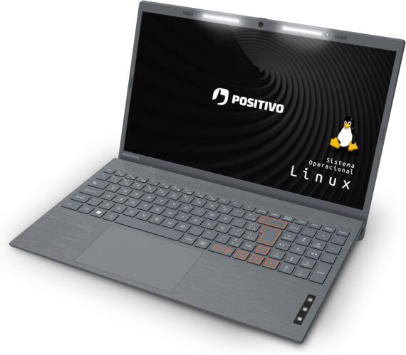 Notebook Positivo Vision C15 Lumina Bar Celeron, 8GB 128GB eMMC, Tela 15 polegadas HD Antirreflexo, Linux, Tecla Link, Cinza - 2 ANOS DE GARANTIA - Image 14