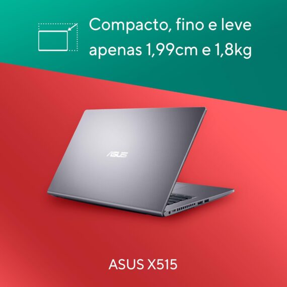 Notebook Asus X515 Celeron Dual Core, 4 GB, 128 GB SSD, W11 Home, 15,60 "LED FHD, Slate Gray - X515Ka -EJ303WS - Image 3