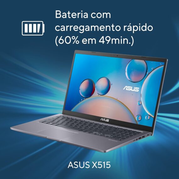 Notebook Asus X515 Celeron Dual Core, 4 GB, 128 GB SSD, W11 Home, 15,60 "LED FHD, Slate Gray - X515Ka -EJ303WS - Image 5