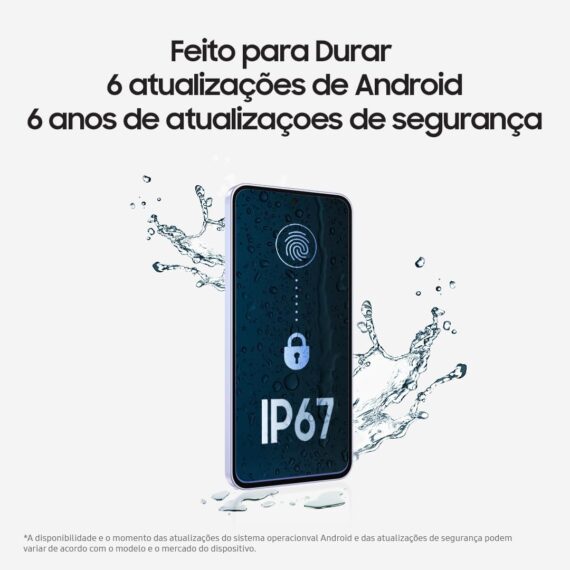 Smartphone Samsung Galaxy A56 5G 128GB, 8GB RAM, Câmera 50MP, IP67, Super AMOLED 6.7", Recursos AI, Verde - Image 4