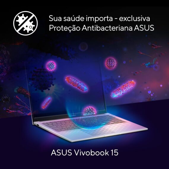 Notebook Asus Vivobook 15, Intel Core i5 1235U, 8 GB, 256 GB SSD, W11 Home, Tela 15,6 "FHD, Silver Cool - X1504ZA -NJ985W - Image 6