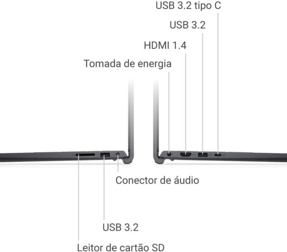 Notebook Dell Inspiron I15-I1300-A30P 15.6 "Full HD 13ª Gen Intel Core i5 8GB 512GB SSD Win 11 Preto carbono - Image 8