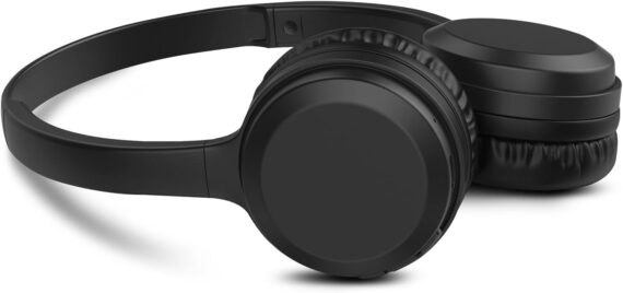 Headphone Philips bluetooth on-ear com microfone e energia para 15 horas na cor preto TAH1108BK/55 - Image 7