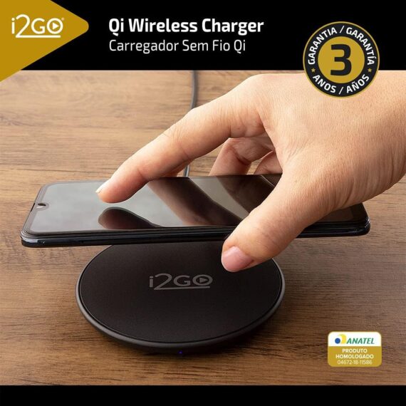 I2GO, Carregador por indução, 10W Chumbo, Preto, i2GO PRO - Image 2