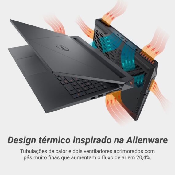 Notebook Gamer Dell G15-i1300-D35P 15.6" FHD 13ª Geração Intel Core i5 16GB 512GB SSD NVIDIA RTX 3050 Linux - Image 4