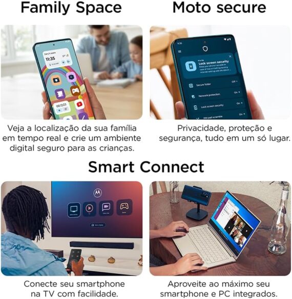 Smartphone Motorola Edge 60 Pro 5G - 512 GB de 24 GB (12 GB de RAM + 12 GB de RAM) TELA MOTO QUADRO AI AI 50MP SONY CAMANE - Image 5