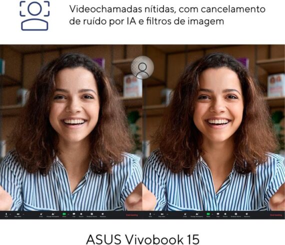 Notebook Asus Vivobook 15 X1504VA Intel Core i5 1334U 16GB RAM 1TB SSD Linux KeepOS Intel Iris Xe Tela 15,6 "LED FHD Silver - NJ2247 - Image 3