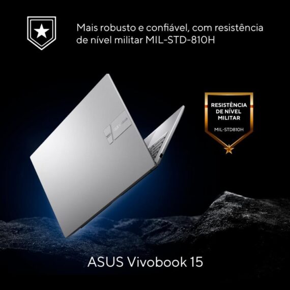 Notebook Asus Vivobook 15 X1504VA Intel Core i5 1334U 16GB RAM 1TB SSD Linux KeepOS Intel Iris Xe Tela 15,6 "LED FHD Silver - NJ2247 - Image 7