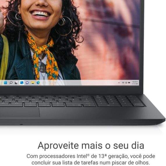 Notebook Dell Inspiron I15-I1300-M80P 15.6 "Full HD 13ª Gen Intel Core i7 16GB 1TB SSD Win 11 Preto carbono - Image 3