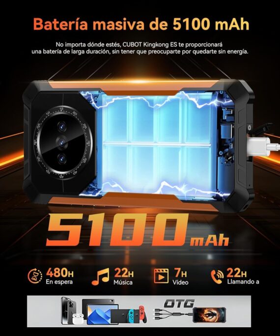 Smartphone Cubot Kingkong ES 6 GB RAM 128 GB ROM Android 14 - Image 6