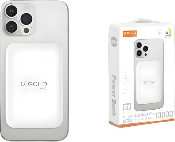 Carregador Portátil Magnético por Indução 10.000mAh – Power Bank Premium com Carregamento Rápido, Sem Fio, Compatível com iPhones MagSafe (XR, 11, 12, 13, 14, 15, 16 e Pro, Pro Max e Plus) - Image 4