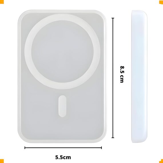 Carregador Portátil Magnético por Indução 10.000mAh – Power Bank Premium com Carregamento Rápido, Sem Fio, Compatível com iPhones MagSafe (XR, 11, 12, 13, 14, 15, 16 e Pro, Pro Max e Plus) - Image 5