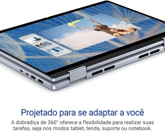 Notebook 2 em 1 dell inspiron 2in1-i150u-m50 14 "fhd+ touch Intel® Core ™ 7 150U 16GB 1TB SSD Windows 11 Prata Gelo - Image 3