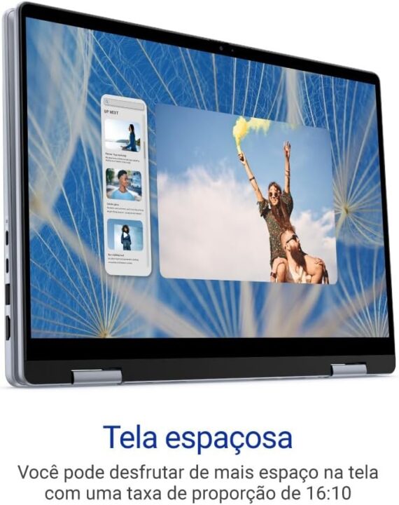 Notebook 2 em 1 dell inspiron 2in1-i150u-m50 14 "fhd+ touch Intel® Core ™ 7 150U 16GB 1TB SSD Windows 11 Prata Gelo - Image 4