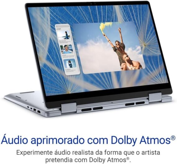 Notebook 2 em 1 dell inspiron 2in1-i150u-m50 14 "fhd+ touch Intel® Core ™ 7 150U 16GB 1TB SSD Windows 11 Prata Gelo - Image 6