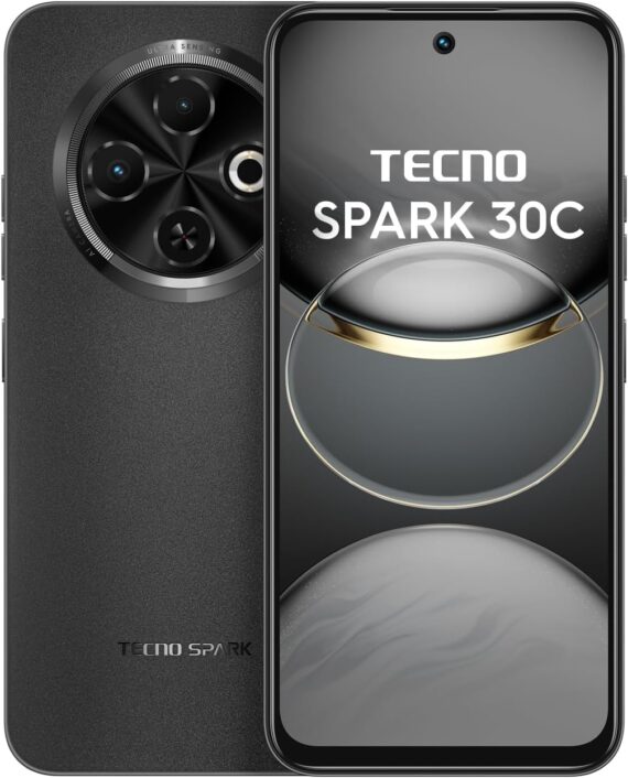 Smartphone Tecno Spark 30C 4G 256 GB+8 G81 50 MP Câmera com Bateria de 5000mAh preto - Image 4