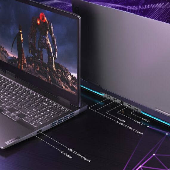 Gamer Lenovo Loq Intel Core i5-12450H 8GB 512GB SSD RTX 2050 15,6 "FHD W11 83EU0000BR - Image 5