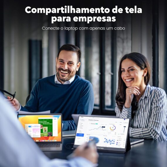 Monitor portátil de 15.6", monitor portátil para laptop 100% sRGB FHD 1080p, tela IPS para cuidados com os olhos para escritório e entretenimento - Image 7