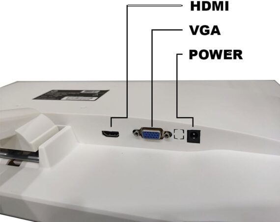 Monitor LED 21.5 Branco Brasilpc 75Hz 5ms Full HD Widscreen - Image 3
