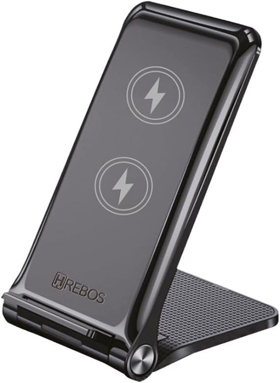 Carregador Por Indução Sem Fio - Compatível Com Apple iPhone 15 14,13,12,11 (Pro, Pro Max)/XS/XR/XS/X/8 (Plus) - HS502 - Image 3