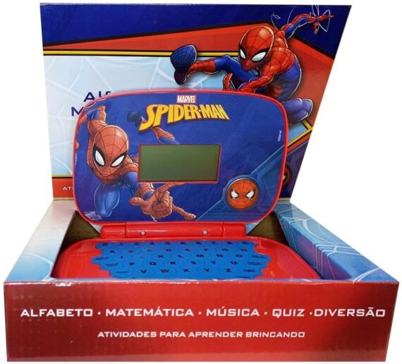 Candide, Laptop Infantil, Homem-Aranha, Brinquedo Educativo - Bilíngue - Image 4
