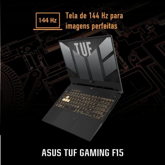 Notebook Asus TUF Gaming F15, Intel Core i5, 16 GB, 512 GB SSD, Keeps, RTX3050, Tela 15,6 "FHD, Mecha Gray - FX507ZC4 -HN232 - Image 5