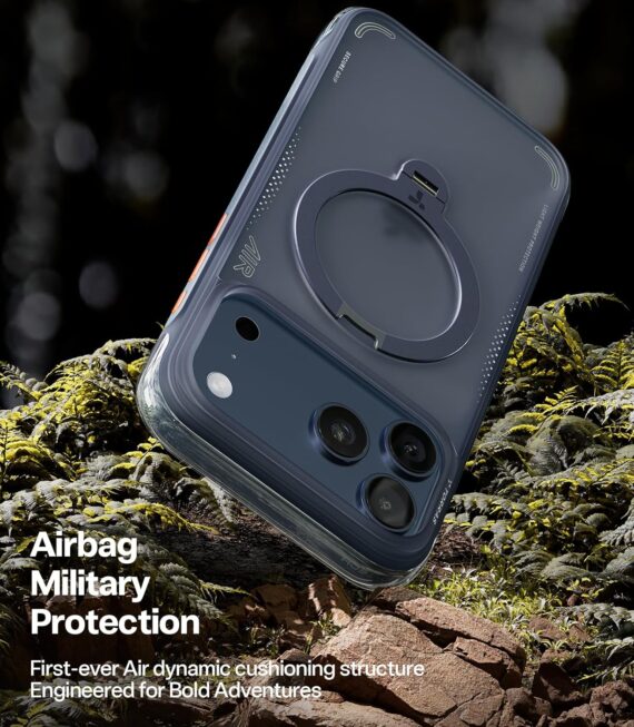 TORRAS Ostand Q3 Air para telefone 17 Pro capa de proteção 16.0 cm B azul - Image 5